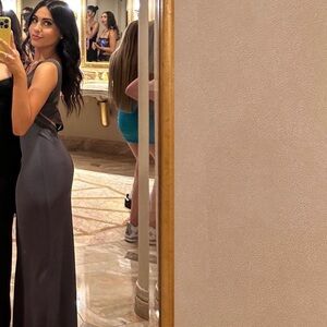 CHRISTOPHER ESBER - Cutout Silk Satin Maxi Dress